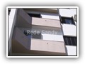 Rede de Poliamida cor branca 5x5 instalada Sacadas